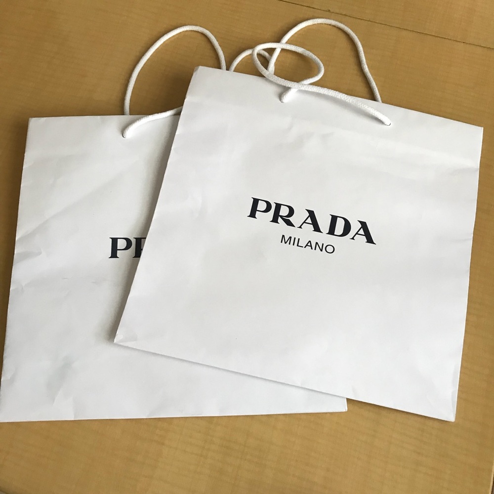Prada shopping bag